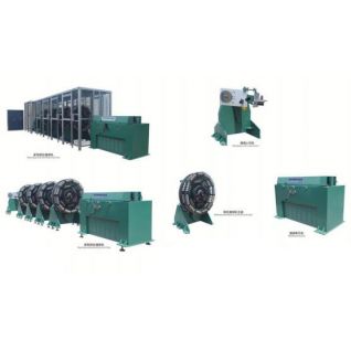 RB series high-speed steel wire spiral twisting machin