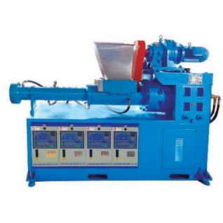 Double-arm type rubber extruder (special rubber extruder for damping)