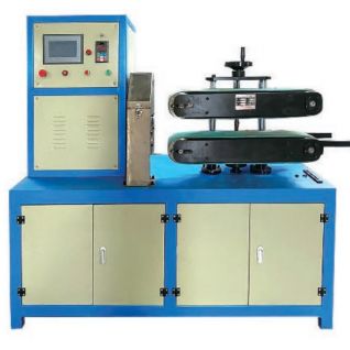 Rubber hose cutting machine